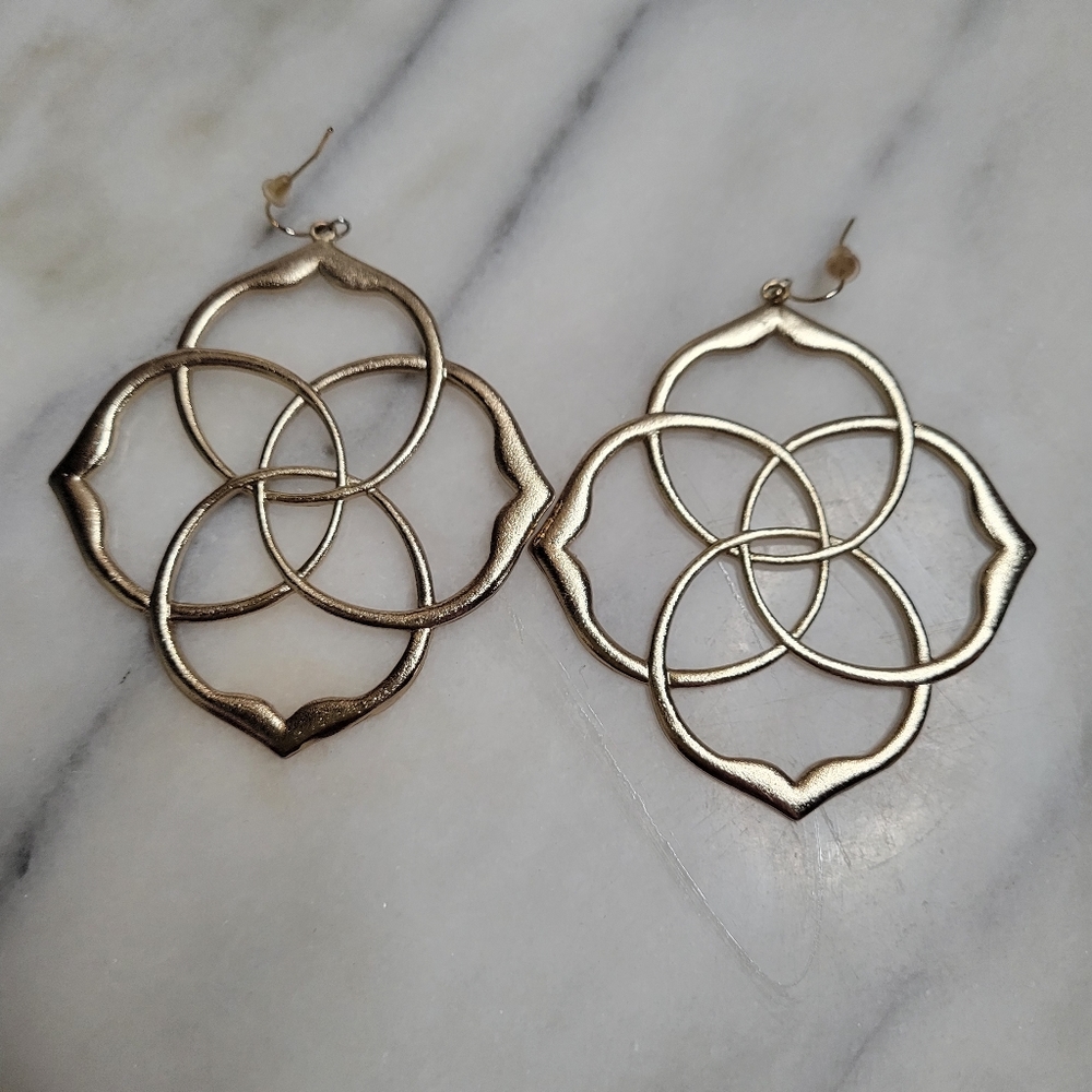 ✨️HTF & Rare Kendra Scott Gold Rajans ✨️